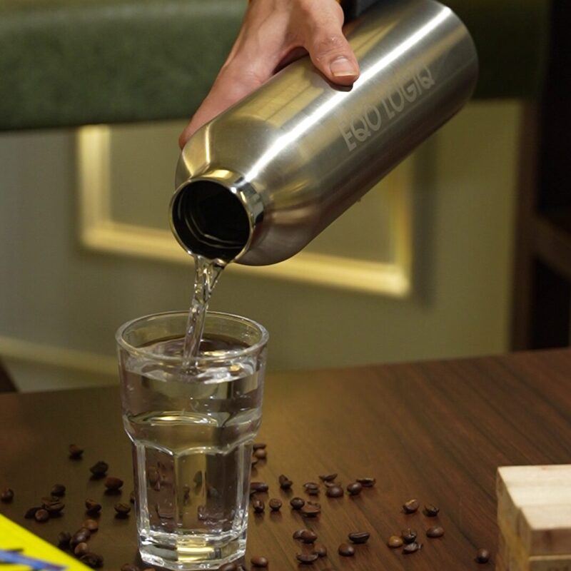 Plastic Free Screw Cap Bottle| Single Wall | 1 liter